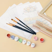 Load image into Gallery viewer, Mini Paint by numbers 6"x8" (6 pieces) - Petals and Pages