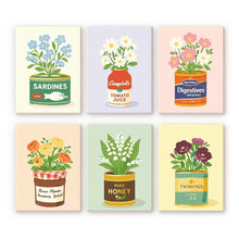 Load image into Gallery viewer, Mini Paint by numbers 6"x8" (6 pieces) - Blooming Pantry Figured'Art