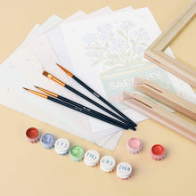 Load image into Gallery viewer, Mini Paint by numbers 6"x8" (6 pieces) - Blooming Pantry
