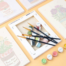 Load image into Gallery viewer, Mini Paint by numbers 6"x8" (6 pieces) - Blooming Pantry