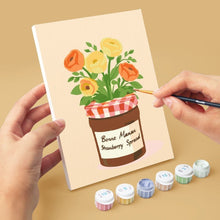 Load image into Gallery viewer, Mini Paint by numbers 6"x8" (6 pieces) - Blooming Pantry