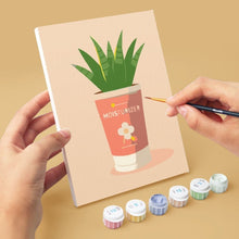 Load image into Gallery viewer, Mini Paint by numbers 6"x8" (6 pieces) - Everyday Plant Pots