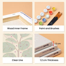 Load image into Gallery viewer, Mini Paint by numbers 6"x8" (6 pieces) - Everyday Plant Pots