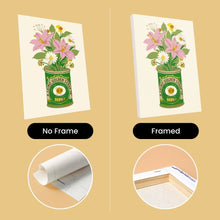 Load image into Gallery viewer, Mini Paint by numbers 6"x8" (6 pieces) - Blooming Bottles