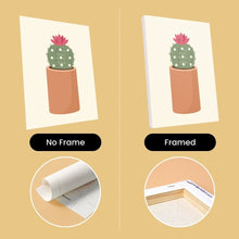 Load image into Gallery viewer, Mini Paint by numbers 6"x8" (6 pieces) - Cute Cactus Collection 1
