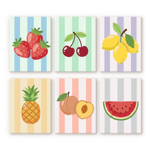 Load image into Gallery viewer, Mini Paint by numbers 6"x8" (6 pieces) - Sunny Fruit Set Figured'Art