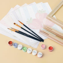 Load image into Gallery viewer, Mini Paint by numbers 6"x8" (6 pieces) - Sunny Fruit Set