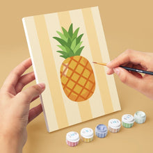 Load image into Gallery viewer, Mini Paint by numbers 6"x8" (6 pieces) - Sunny Fruit Set