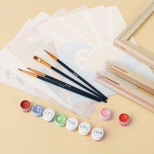 Load image into Gallery viewer, Mini Paint by numbers 6"x8" (6 pieces) - Retro Summer Vibes