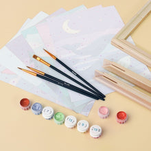 Load image into Gallery viewer, Mini Paint by numbers 6"x8" (6 pieces) - Little Dreamscapes