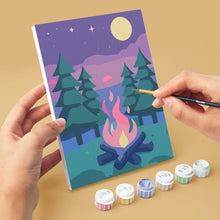 Load image into Gallery viewer, Mini Paint by numbers 6"x8" (6 pieces) - Little Dreamscapes