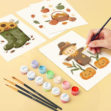 Load image into Gallery viewer, Mini Paint by numbers 6"x8" (6 pieces) - Autumn Harvest