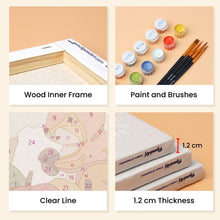 Load image into Gallery viewer, Mini Paint by numbers 6"x8" (6 pieces) - Woodland Autumn