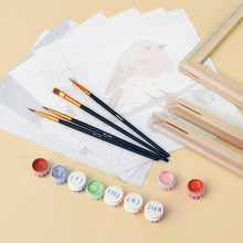 Load image into Gallery viewer, Mini Paint by numbers 6"x8" (6 pieces) - Winter Hygge