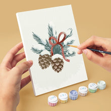 Load image into Gallery viewer, Mini Paint by numbers 6"x8" (6 pieces) - Winter Hygge