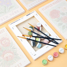 Load image into Gallery viewer, Mini Paint by numbers 6"x8" (6 pieces) - Flower Market 1