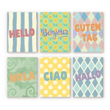 Load image into Gallery viewer, Mini Paint by numbers 6"x8" (6 pieces) - Hello Worl 2 Figured'Art