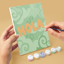 Load image into Gallery viewer, Mini Paint by numbers 6"x8" (6 pieces) - Hello Worl 2
