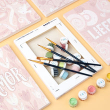 Load image into Gallery viewer, Mini Paint by numbers 6"x8" (6 pieces) - Sweet Hearts