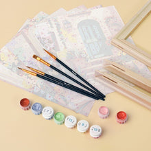 Load image into Gallery viewer, Mini Paint by numbers 6"x8" (6 pieces) - Blooming Doorways