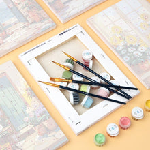 Load image into Gallery viewer, Mini Paint by numbers 6"x8" (6 pieces) - Blooming Doorways
