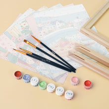 Load image into Gallery viewer, Mini Paint by numbers 6"x8" (6 pieces) - Café Delights