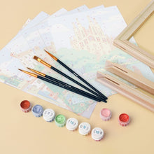 Load image into Gallery viewer, Mini Paint by numbers 6"x8" (6 pieces) - European Landmarks