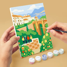 Load image into Gallery viewer, Mini Paint by numbers 6"x8" (6 pieces) - European Landmarks