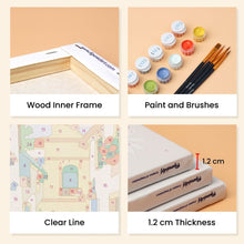 Load image into Gallery viewer, Mini Paint by numbers 6"x8" (6 pieces) - European Landmarks