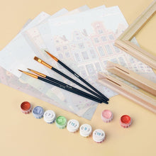 Load image into Gallery viewer, Mini Paint by numbers 6"x8" (6 pieces) - Holland in Bloom