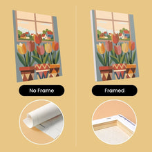 Load image into Gallery viewer, Mini Paint by numbers 6"x8" (6 pieces) - Holland in Bloom