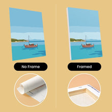 Load image into Gallery viewer, Mini Paint by numbers 6"x8" (6 pieces) - Santorini Dreams