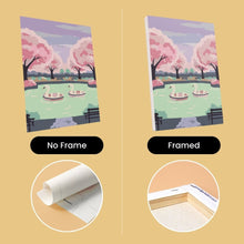Load image into Gallery viewer, Mini Paint by numbers 6"x8" (6 pieces) - Tokyo Springtime