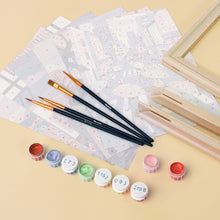 Load image into Gallery viewer, Mini Paint by numbers 6"x8" (6 pieces) - Tokyo in Bloom