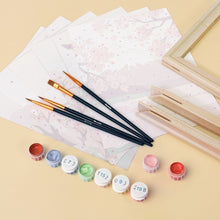 Load image into Gallery viewer, Mini Paint by numbers 6"x8" (6 pieces) - Spirit of Japan
