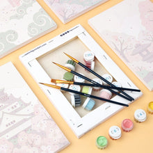 Load image into Gallery viewer, Mini Paint by numbers 6"x8" (6 pieces) - Spirit of Japan