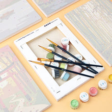 Load image into Gallery viewer, Mini Paint by numbers 6"x8" (6 pieces) - Serene Japan