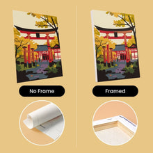 Load image into Gallery viewer, Mini Paint by numbers 6"x8" (6 pieces) - Serene Japan