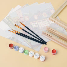 Load image into Gallery viewer, Mini Paint by numbers 6"x8" (6 pieces) - Zen Landscapes