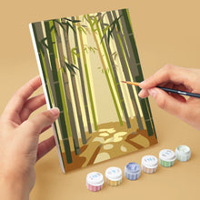Load image into Gallery viewer, Mini Paint by numbers 6"x8" (6 pieces) - Zen Landscapes