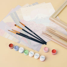 Load image into Gallery viewer, Mini Paint by numbers 6"x8" (6 pieces) - Sunset in Japan