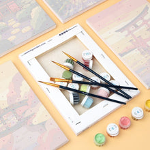 Load image into Gallery viewer, Mini Paint by numbers 6"x8" (6 pieces) - Sunset in Japan