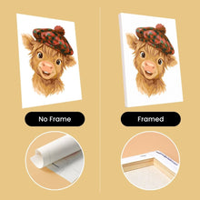 Load image into Gallery viewer, Mini Paint by numbers 6"x8" (6 pieces) - Little Moo Friends