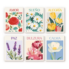 Load image into Gallery viewer, Mini Paint by numbers 6"x8" (6 pieces) - Blooming Emotions 3 Figured'Art