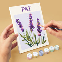 Load image into Gallery viewer, Mini Paint by numbers 6"x8" (6 pieces) - Blooming Emotions 3