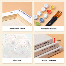 Load image into Gallery viewer, Mini Paint by numbers 6"x8" (6 pieces) - Ocean Treasures