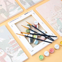 Load image into Gallery viewer, Mini Paint by numbers 6"x8" (6 pieces) - Holiday Destinations