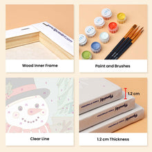 Load image into Gallery viewer, Mini Paint by numbers 6"x8" (6 pieces) - Holiday Destinations