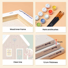 Load image into Gallery viewer, Mini Paint by numbers 6"x8" (6 pieces) - Christmas in Europe