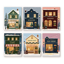 Load image into Gallery viewer, Mini Paint by numbers 6"x8" (6 pieces) - Festive Village Figured'Art
